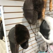 Beaver Trapper Hat With Deerskin Leather $185 (top Hat) Otter Trapper Hat With Deerskin Leather $195 (bottom Hat)