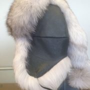 Blue Fox With Gray Leather $250